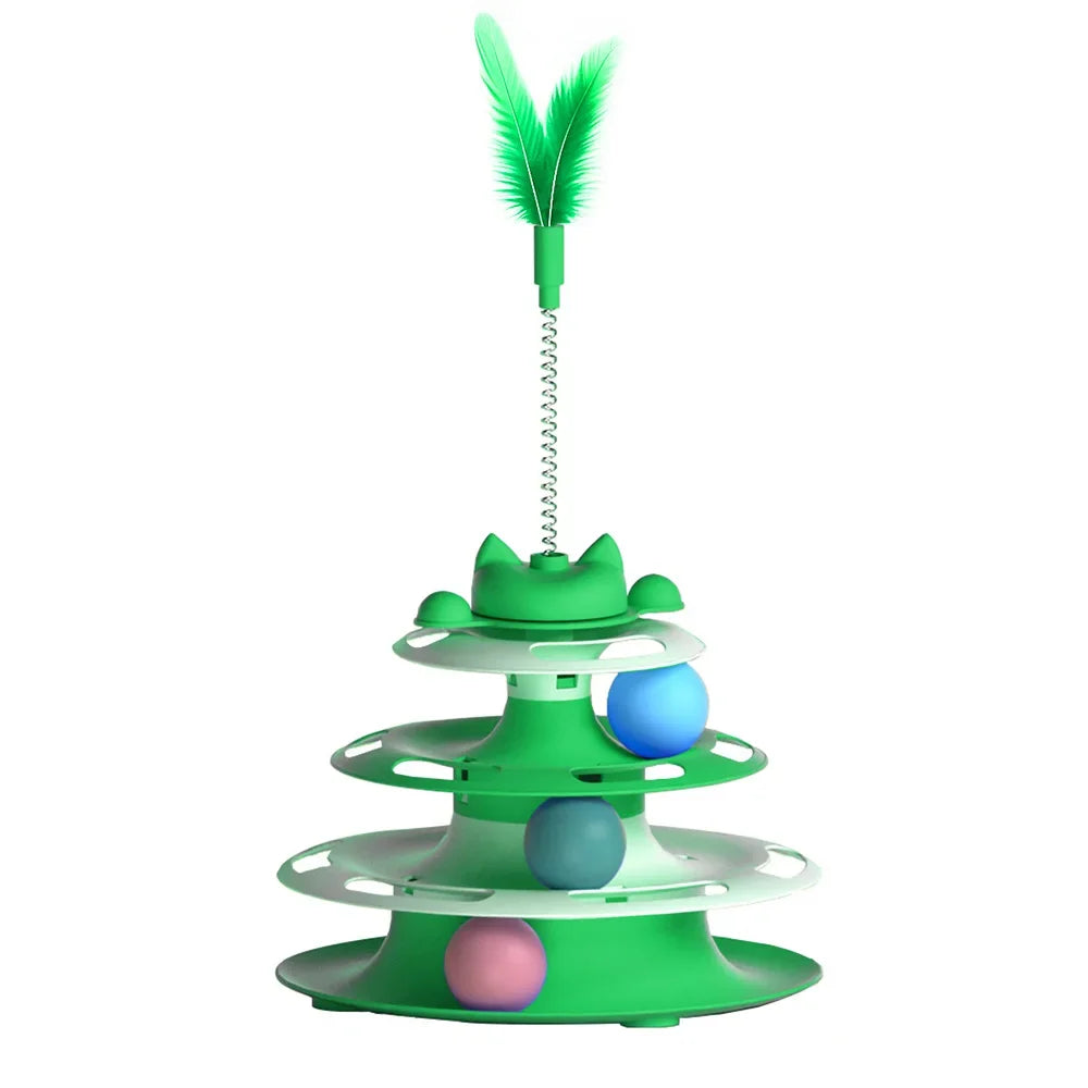 Cat Turntable & Funny Stick Toy
