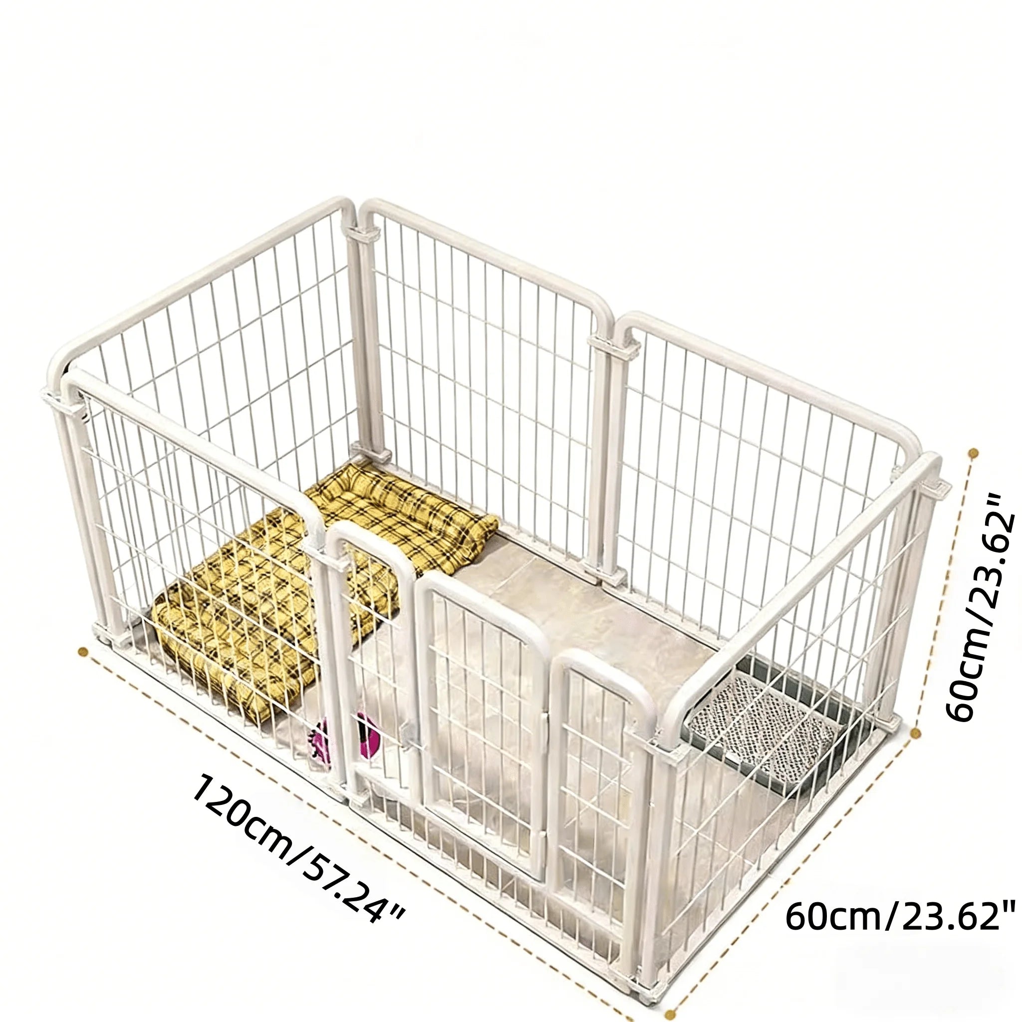 Adjustable Metal Dog Fence