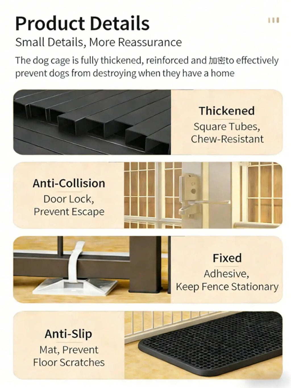 Adjustable Metal Dog Fence