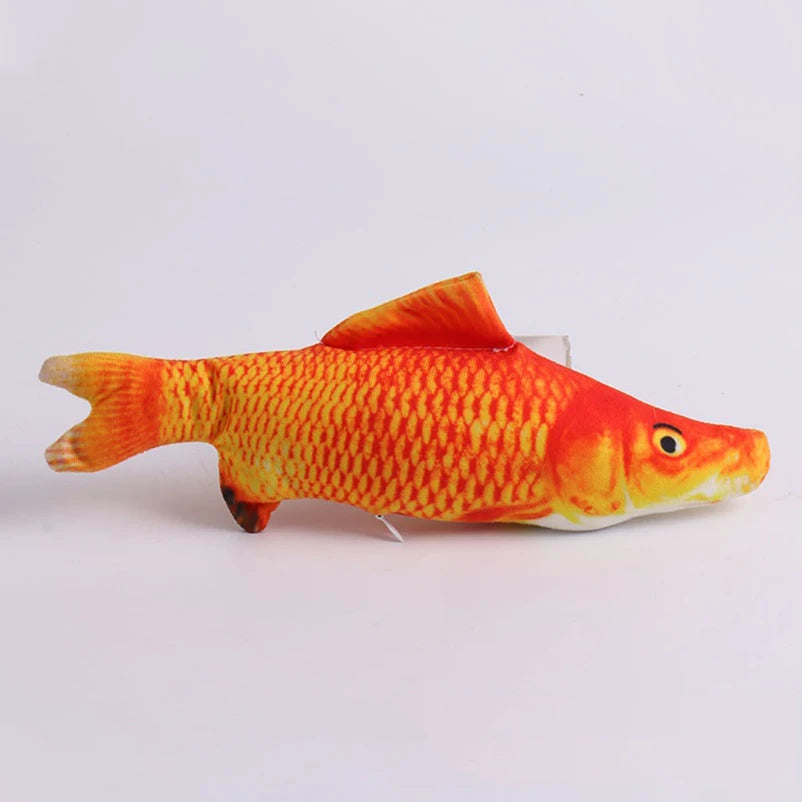Plush Fish Cat Teaser Toy