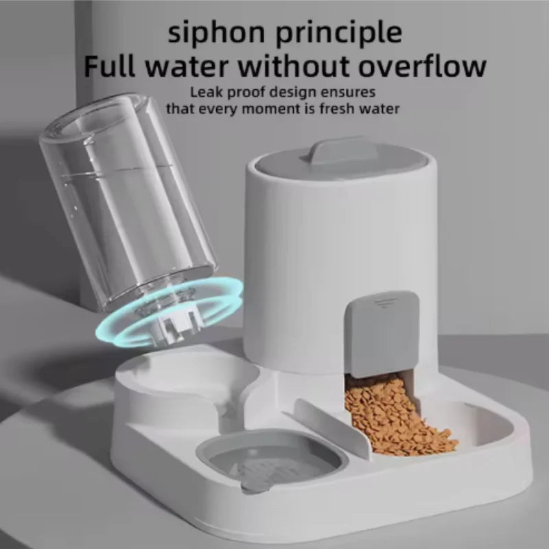 2-in-1 Pet Food & Water Dispenser