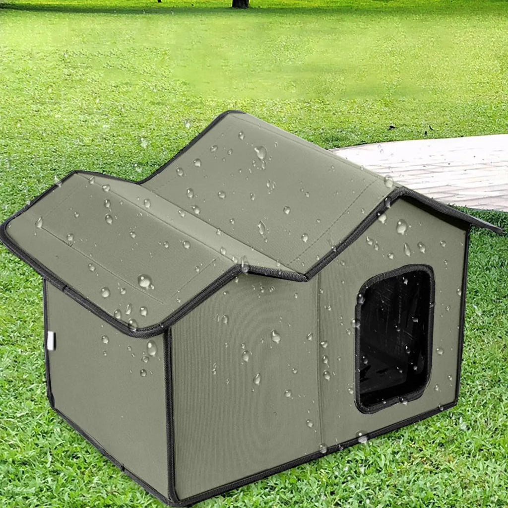 Weatherproof Outdoor Cat House