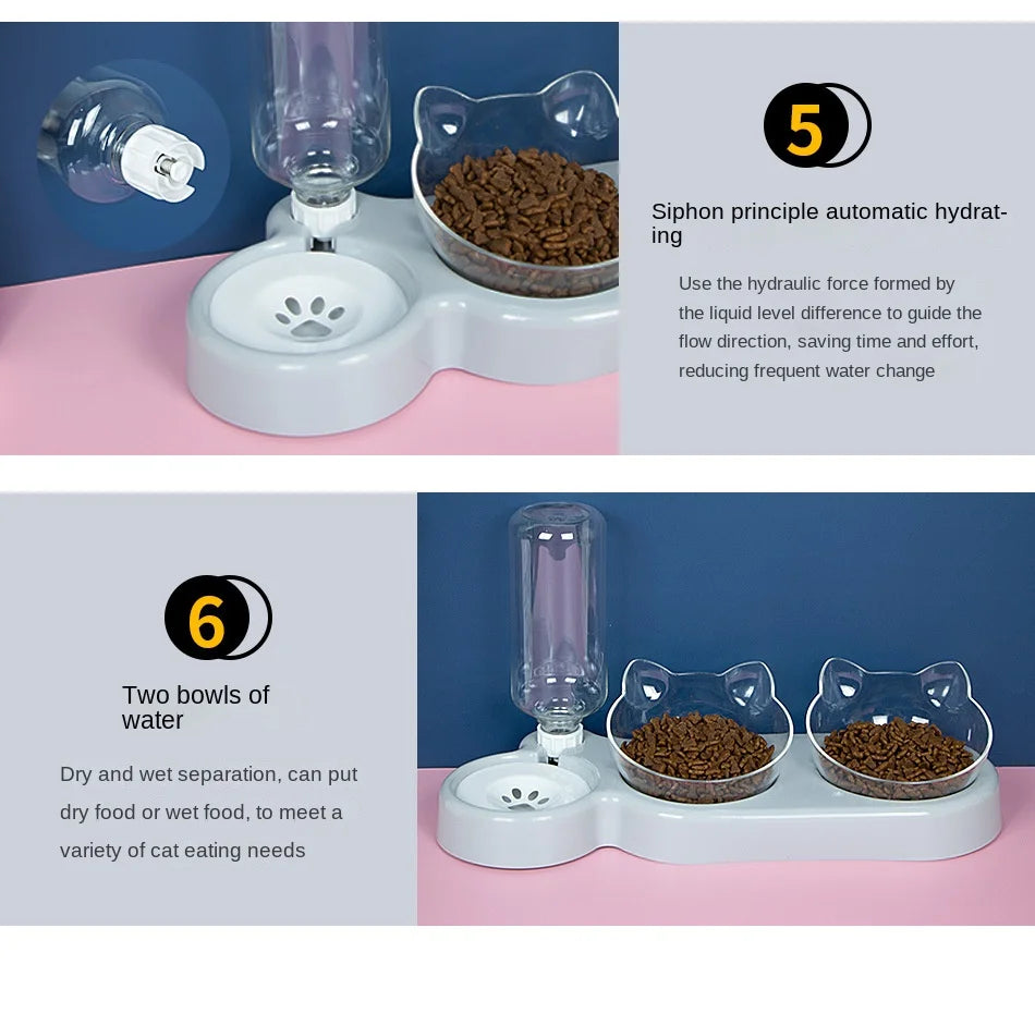 Elevated Double Pet Bowl