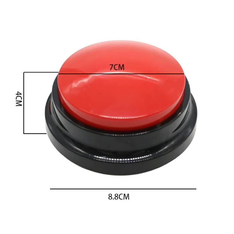 Recordable Pet Talking Button Toy