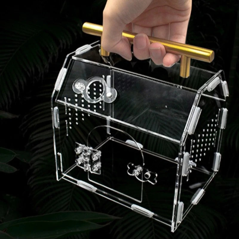Acrylic Portable Reptile Cage