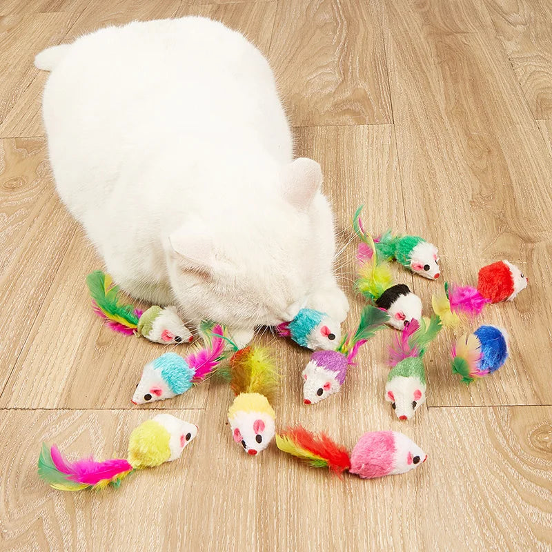 Rabbit Fur Mouse Cat Toy