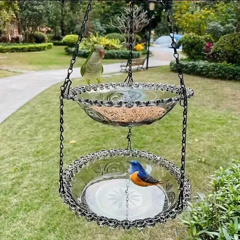 Flower Hanging Bird Feeder
