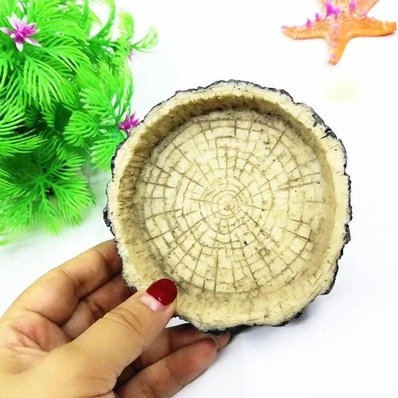 Resin Reptile Feeder Bowl