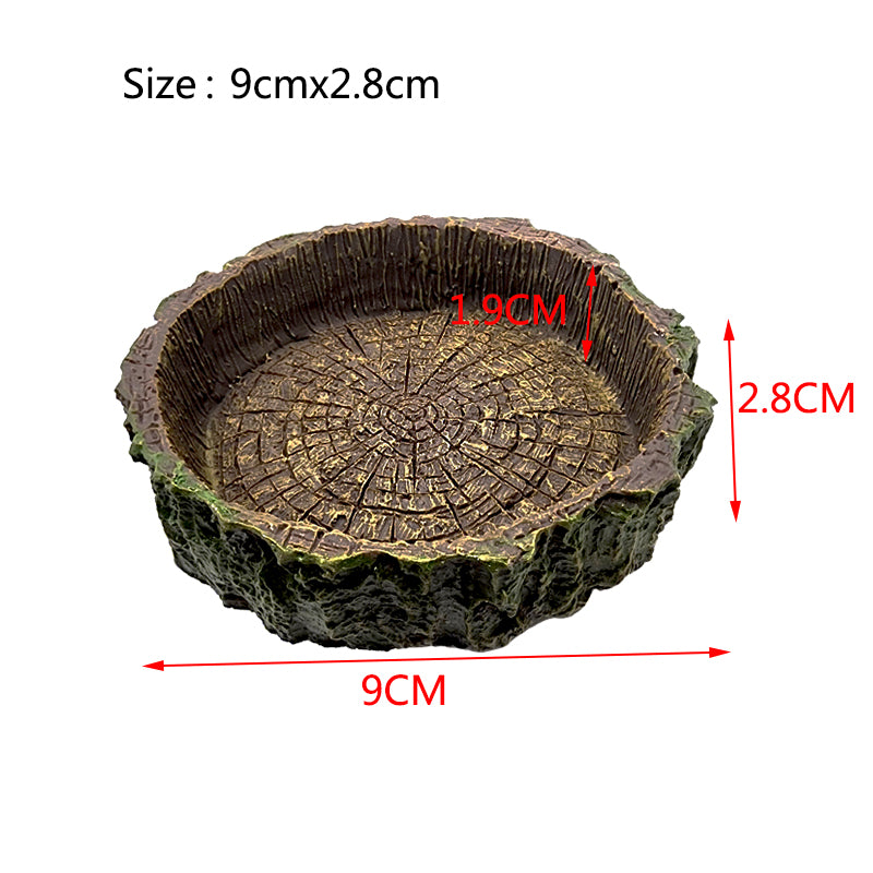 Resin Reptile Feeder Bowl