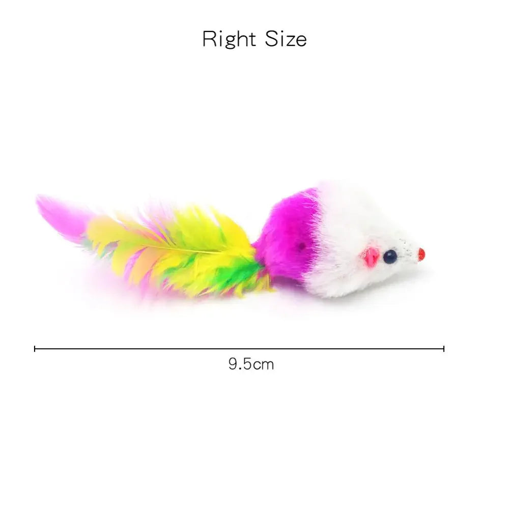 Rabbit Fur Mouse Cat Toy