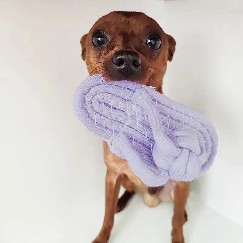 Slipper Cotton Rope Dog Chew Toy