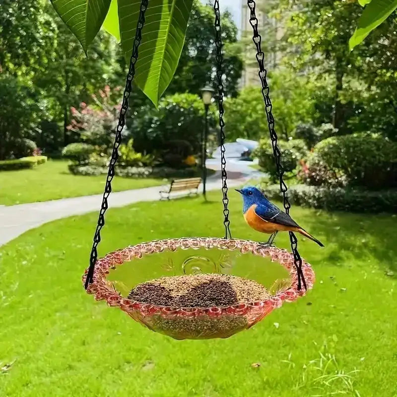 Flower Hanging Bird Feeder