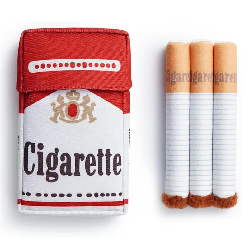 Giggling Cigarette Dog Plush Toy
