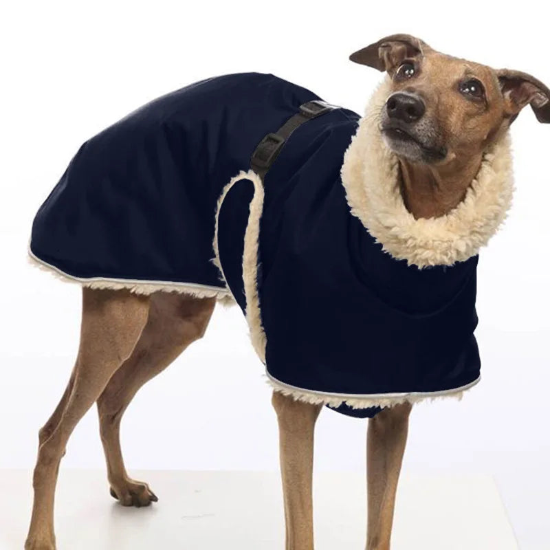 Fleece-Lined Waterproof Dog Jacket