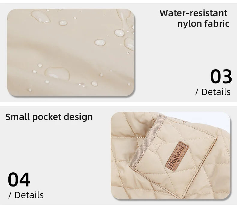 Quilted Dachshund Dog Coat