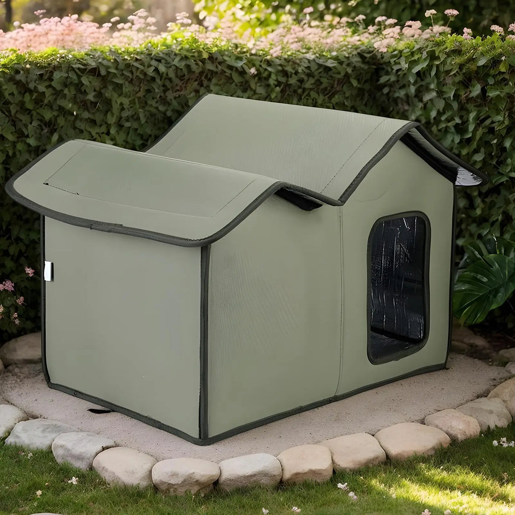 Weatherproof Outdoor Cat House