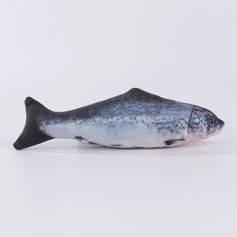 Plush Fish Cat Teaser Toy