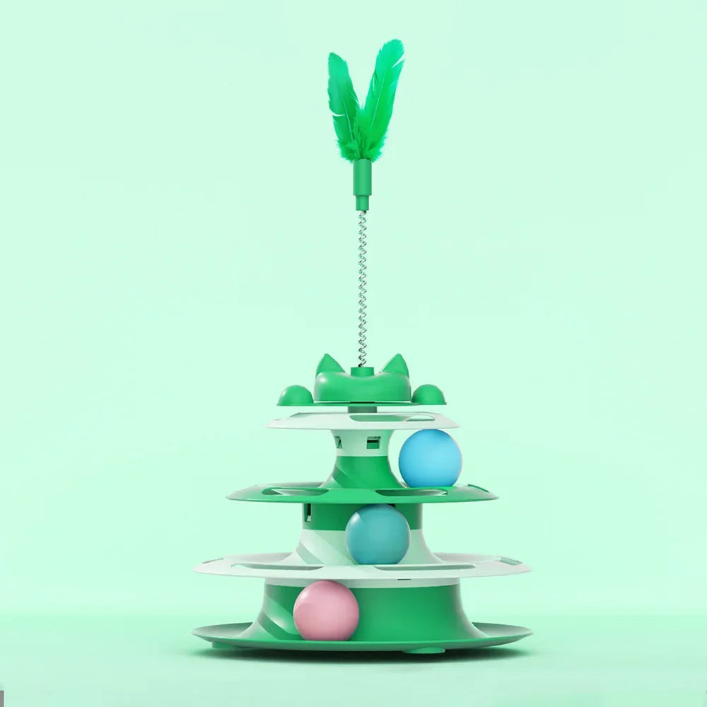 Cat Turntable & Funny Stick Toy