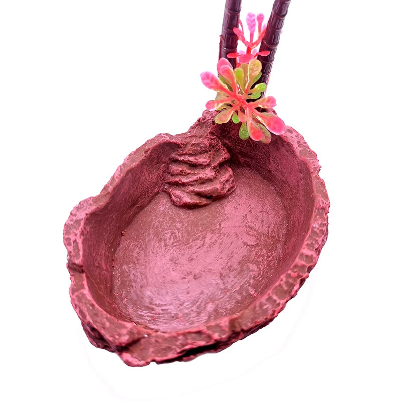 Resin Reptile Feeder Bowl