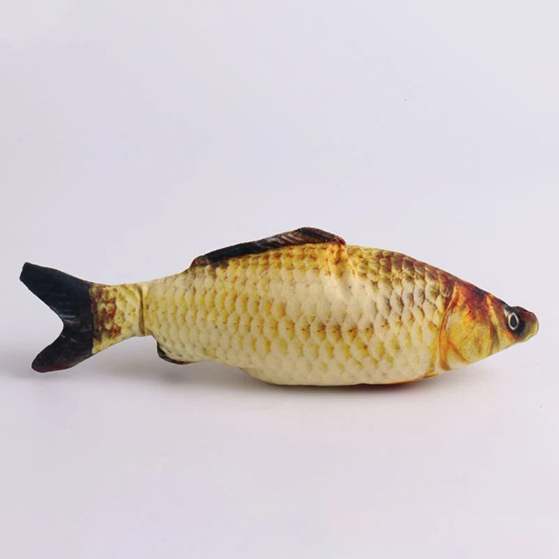 Plush Fish Cat Teaser Toy