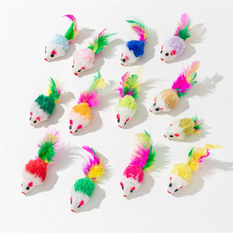 Rabbit Fur Mouse Cat Toy