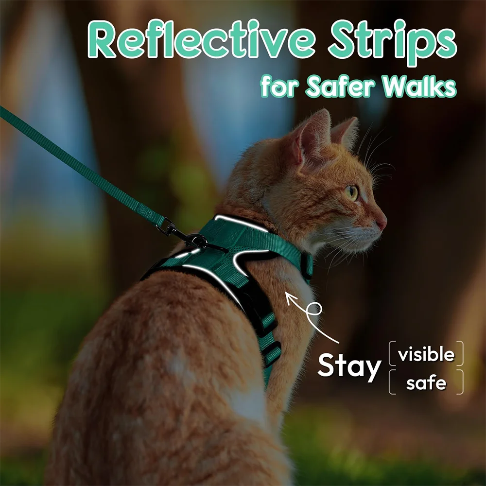 Breathable Cat & Dog Harness Set