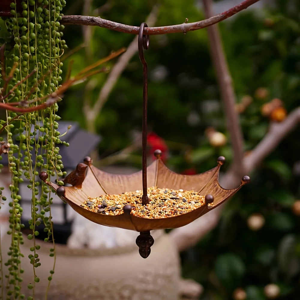 Umbrella Hanging Bird Feeder