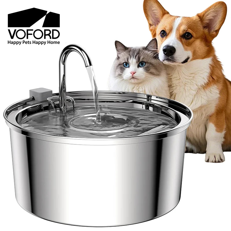 Stainless Steel Cat Water Fountain