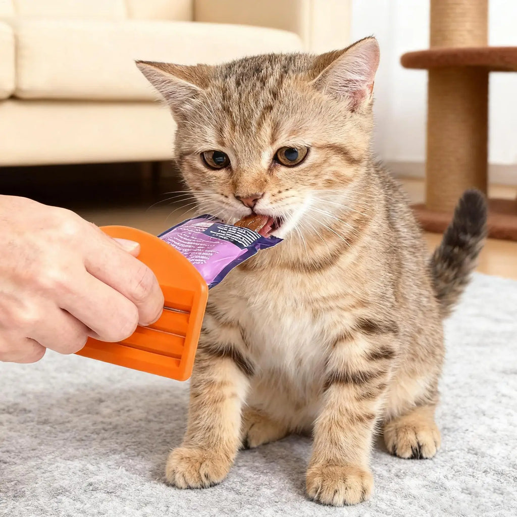 Cat Treat Pouch Squeezer