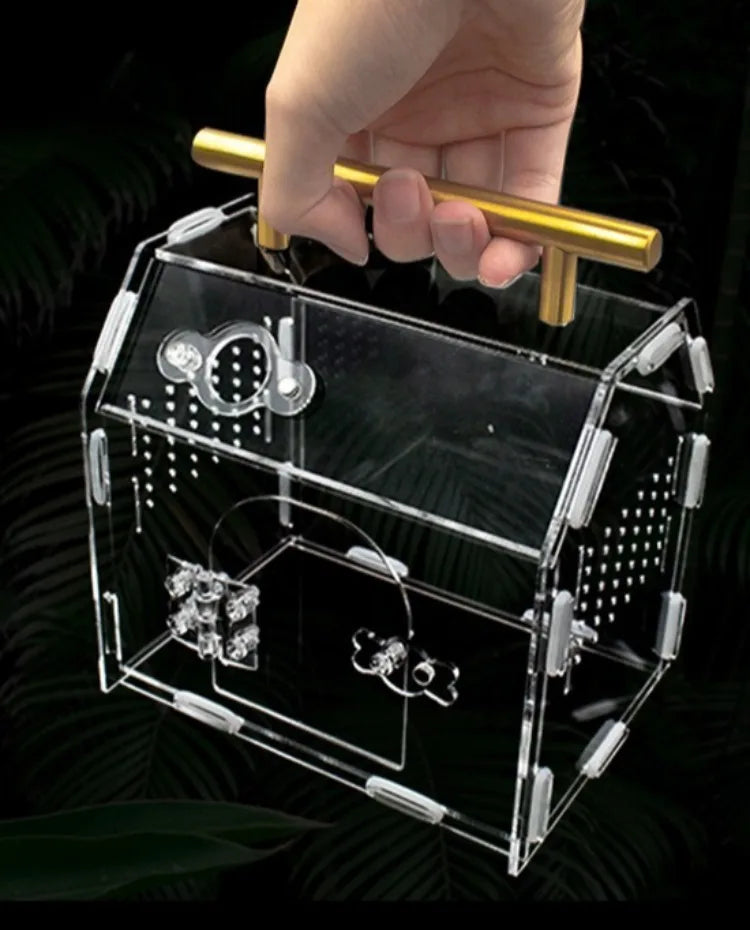 Acrylic Portable Reptile Cage