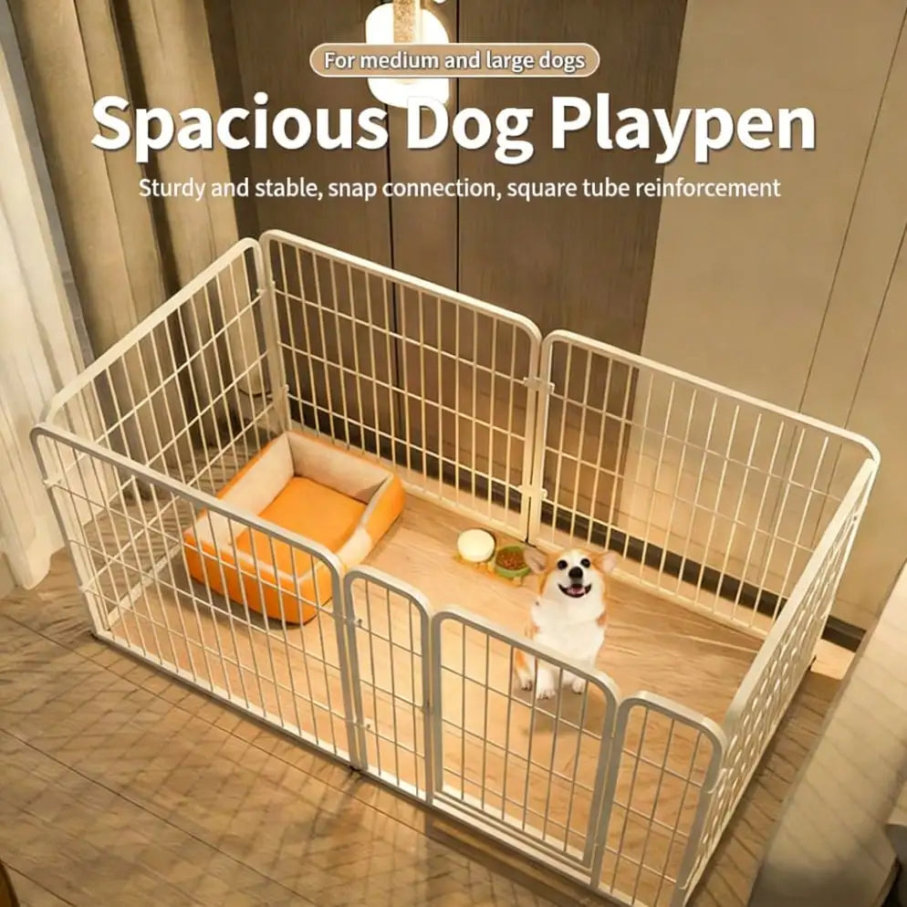 Adjustable Metal Dog Fence
