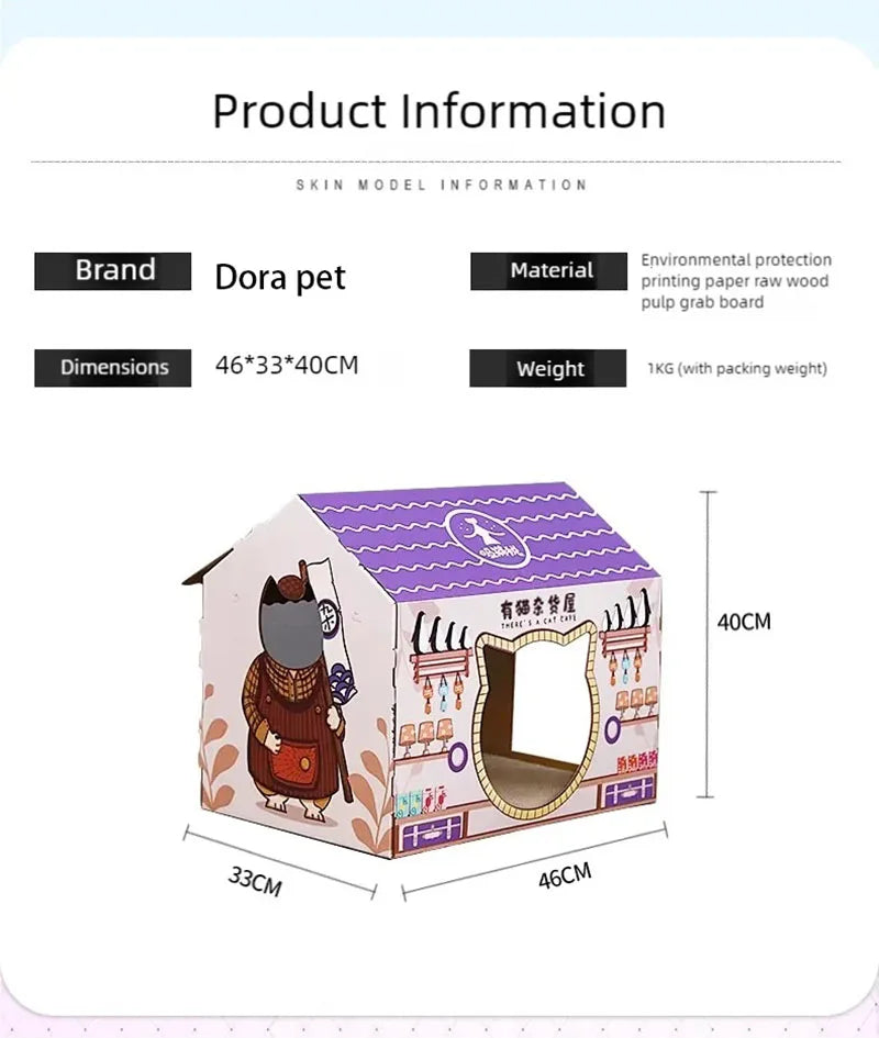Cat Scratch Sofa & Toy Box