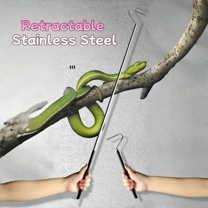 Extendable Snake Handling Hook